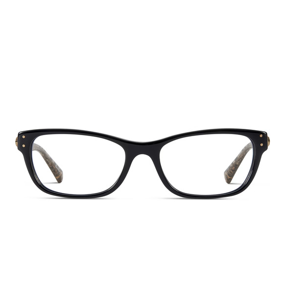 COACH HC6082 5353 CAT EYE BLACK/WILD BEAST EYEGLASSES FRAMES 53-17-135 - Picture 1 of 3